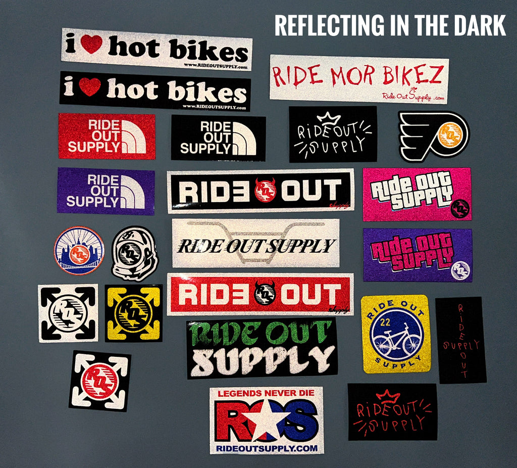 NEW 🔥 ROS SLAP Pack V2 - 23 Pack of reflective stickers – Ride Out Supply