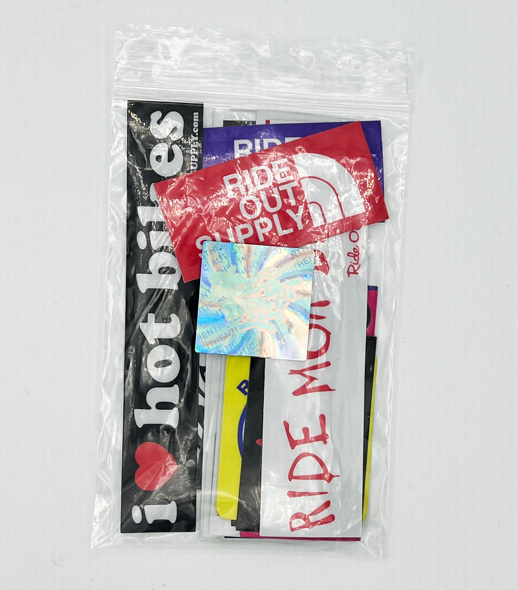 NEW 🔥 ROS SLAP Pack V2 23 Pack of reflective stickers Ride Out Supply