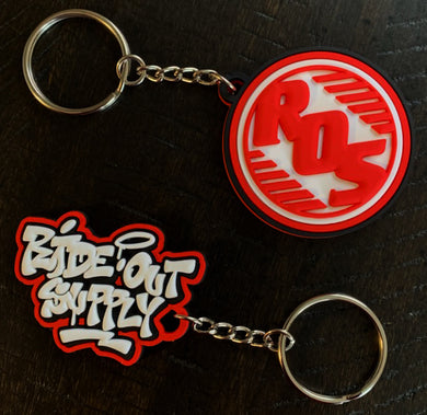 ROS Authentic Logo Keychains