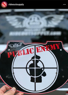 SE Bikes Public Enemy Number Plate