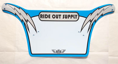 ROS Custom Reflective Number Plate Stickers