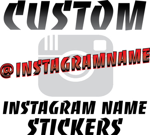 ROS Custom REFLECTIVE Instagram Name