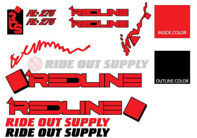 ROS RL 27.5 Outline Sticker kit