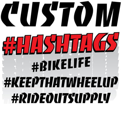 ROS Custom REFLECTIVE Hashtags