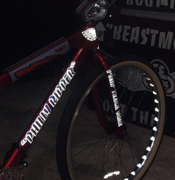 Reflective Stickers Custom Big Ripper Stickers Se Bikes PK Ripper